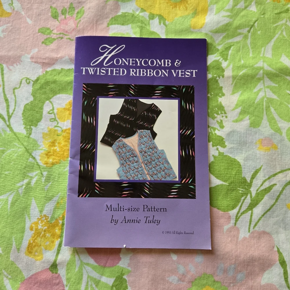 Vintage Ribbon Vest Pattern